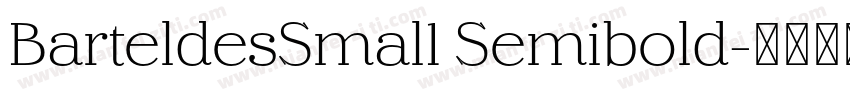 BarteldesSmal1 Semibold字体转换